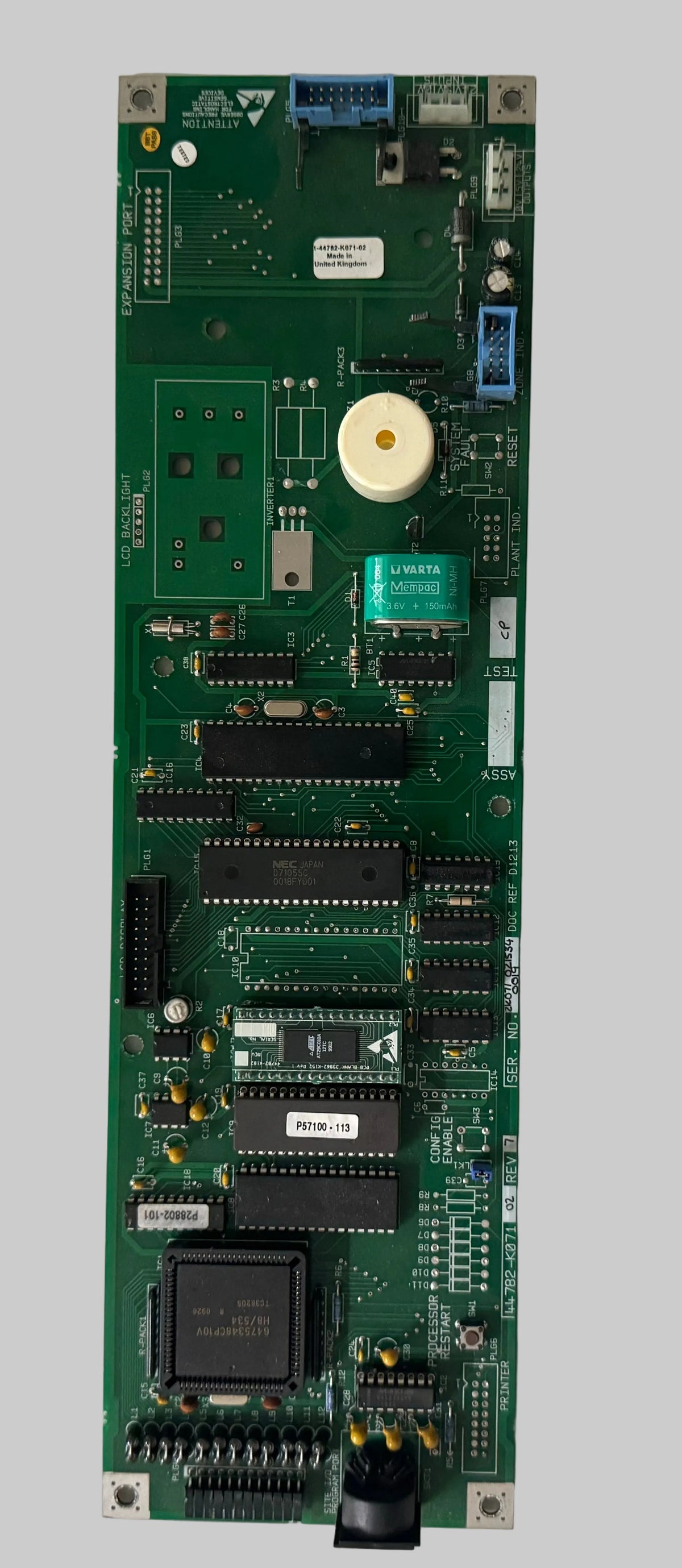 Graviner 44782-K071-02 OMD MK6 Main Pcb
